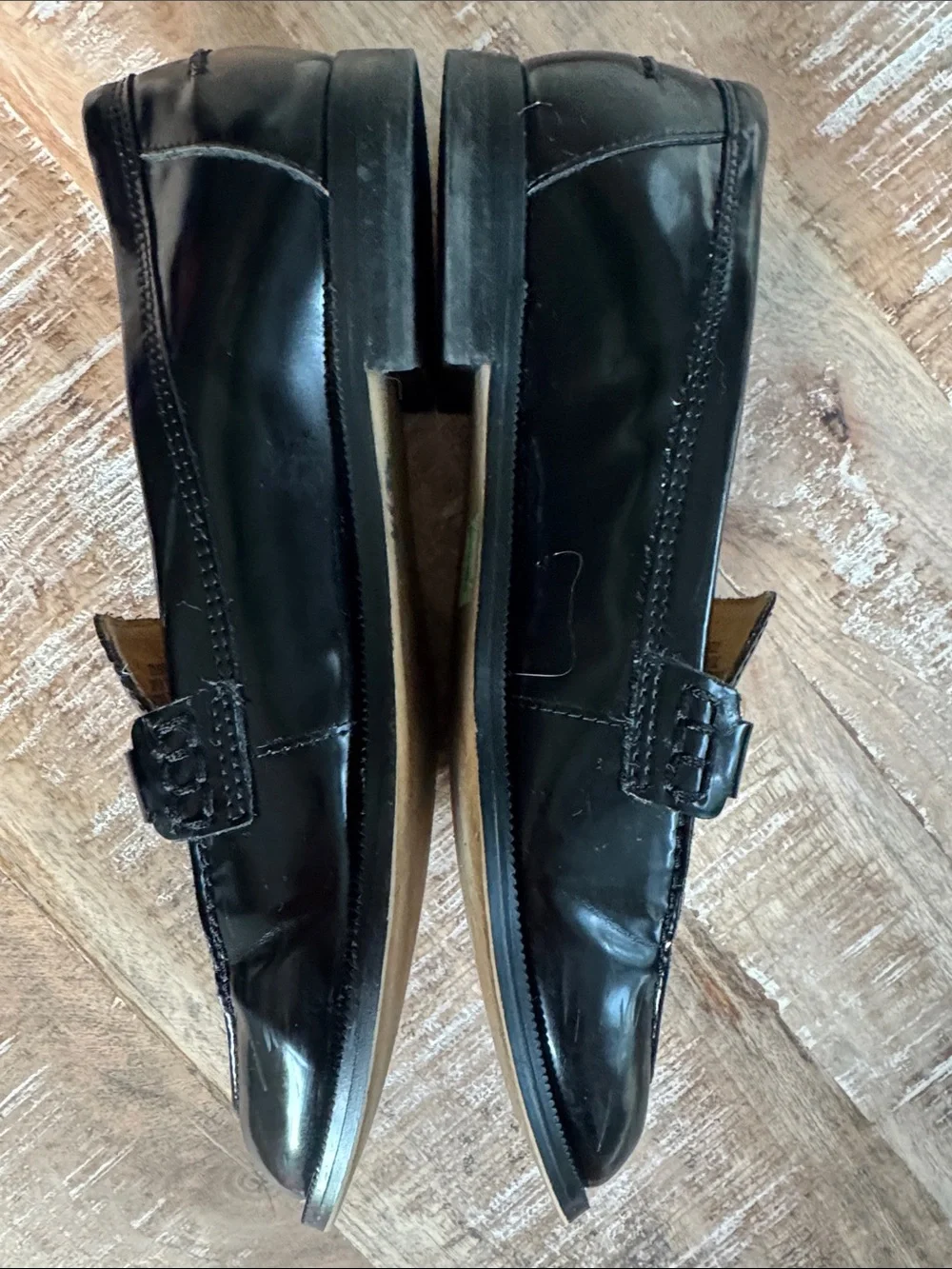 J Crew Black Classic loafers Size 7.5